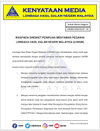 Juga dikenali sebagai hasil) adalah salah satu agensi utama memungut hasil di bawah kementerian kewangan malaysia. Kenyataan Media Lembaga Hasil Dalam Negeri Malaysia Facebook