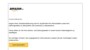 Phishing Warnung Diese Amazon Mail Ist Ein Gefahrlicher Fake Computer Bild