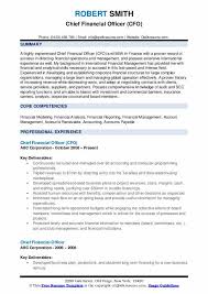 Leverage your professional network, and get hired. Chief Financial Officer Resume Samples Qwikresume