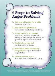 Ontspecialneeds On Twitter: "6 Steps To Solving Anger Problems:  Https://T.co/Ibot2Ujoz7" | Anger Problems, Anger Management, Anger  Management Activities