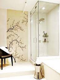 Asian Inspired Wallpaper And Murals In Bathroom Decor Bathroom Design Beautiful Bathrooms Contemporary Bathrooms
