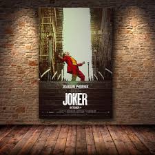 New double sided movie poster. 2020 Joaquin Phoenix Poster 2019 Decor Joker Movie Poster Dc Comic Art Prints Oil Home Wall Living Room Pictures For Painting Canvas T200318 Bbvu From Tastefullu 17 58 Dhgate Com