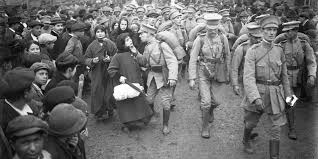 Situações de guerra, motim, estado de calamidade pública ou ataques terroristas. I Grande Guerra Publico