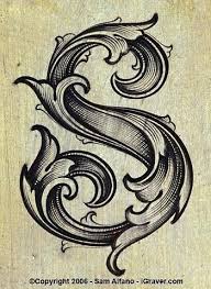 Alphabets Part 2 Leaf Font Tattoo Lettering Lettering Fonts