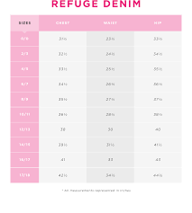 Charlotte Russe Size Guide