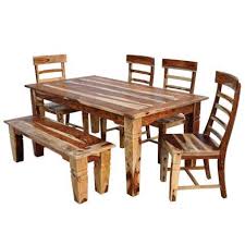 Jaipur Home 5 Piece Dining Set At Rcwilley Country Style Dining Table Set Reclaimed Wood Dining Table Rustic Dining Room Farmhouse Kitchen Table Sets