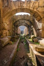 It the second biggest in the world after the colosseo in rome. Image Of Underground Ruins Of An Ancient Amphitheater In Santa Stock Photo Picture And Royalty Free Image Image 133751610