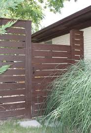 A garden fence is only complete with a garden gate. Modern Horizontal Fence The Cavender Diary
