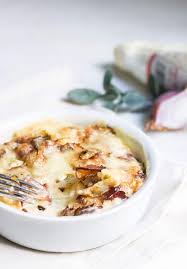Tartiflette The Ultimate Cheesy Potato Bake With Bacons And Creamy Brie Recipe Via Monpetitfour Com Cheesy Potato Bake Cheesy Potatoes Potato Dishes
