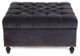 Black And White Ottoman Bench Black Ottoman With Storage