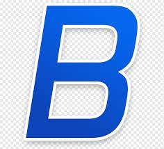 Logotipo Da Marca Letra B Azul Texto Retangulo Png Pngwing