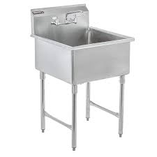 Competitive prices · low prices · authorized online retaile 1 Compartment Commercial Kitchen Sink Nsf Certified 24 X 24 Inner Tub Size With 10 Swivel Spout Faucet Kitchen Laundry Backyard Garages Durasteel Stainless Steel Prep Utility Sink Restaurant Appliances