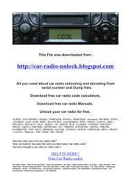 Available discounts and coupon codes. Http Car Radio Unlock Blogspot Com Manualzz