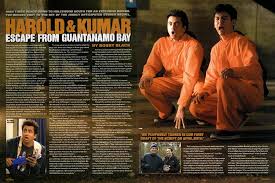 This time harold (john cho) and kumar (kal penn) get thrown into guantanamo bay after they get mistaken for terrorists on an airplane. Harold Kumar Escape From Guantanamo Bay High Times June 2008