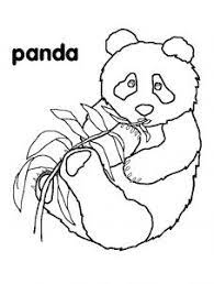 Looks like this adorable panda is ready to have its snacks. Pandas To Color For Kids Pandas Kids Coloring Pages