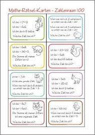 We did not find results for: Zahlenratsel Karten Zahl Gesucht Rechnen Im Zahlenraum 100 Kostenlose Mathematik Arbeitsblatter Fur Die Math Problems For Kids Math Riddles Learning Math