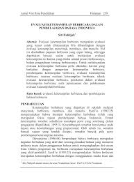 Ranah kognitif, ranah afektif, ranah psikomotor. Jurnal Visi Ilmu Pendidikan Halaman 259