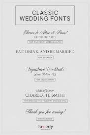 Loverly Wedding Invitation Fonts Wedding Fonts Wedding Classic