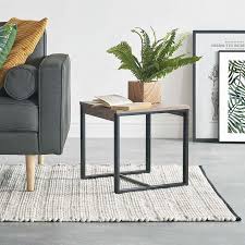 Tall (above 25 in.) square. Nightstand Vonhaus Rustic Side Table Dining Or Living Room Furniture Bedside Or Telephone Table Lounge Modern Industrial Design Wooden Effect End Table Home Kitchen Furniture Hellstromsmaleri Se