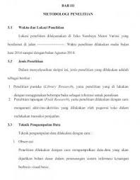 Contoh Metodologi Penelitian Makalah Skripsi Karya Ilmiah Penelitian Penelitian Kuantitatif Tesis