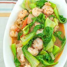 Sauteed Bok Choy With Shrimp Recipe Yummly Recipe Recipes Vegetable Recipes Asian Recipes