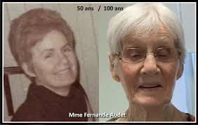 Joyeux anniversaire à **Mme Fernande Audet** qui fête ses **100 ans  **aujourd'hui (15 janvier). Elle est née à La Sarre, et y a habité  pratiquement toute sa vie. Depuis un an elle