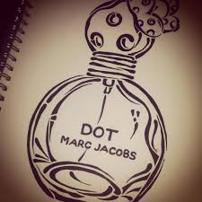 Marc Jacobs Dot Perfume Illustration Zeichnen