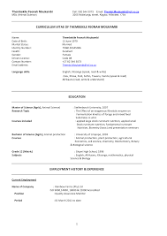 2 Page Cv Template South Africa Cv Template Resume Examples Cv Template Free