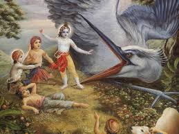 Mahabharatham & Ramayanam - விஷம கண்ணன் கதைகள் - 27 - பகாசுரன் வதம் கிருஷ்ணனும் பலராமனும் உணவுவகைகளை எடுத்து வைத்துக் கொண்டு, விடியகாலையிலேயே கன்றுகளை ...