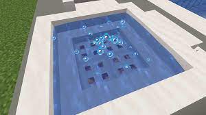 Grab sixteen pieces of glass. A Hot Tub With Some Bubble Particles Minecraft
