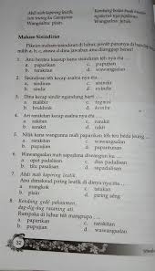 Sakabeh eusi caritana bohong b. Bahasa Sunda Maham Sisindiran Tolong Jawab Brainly Co Id