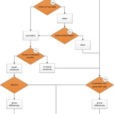 Flowchart Representing A Statistical Decision Tree For