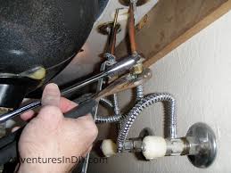 During a pipe or faucet leak, turn the handle clockwise to suspend any water from leaking. Replacing Broken Water Valves Adventures In Diy