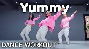Dance Workout Justin Bieber Yummy Mylee Cardio Dance Workout Dance Fitness Youtube Dance Workout Videos Dance Workout Dance Cardio
