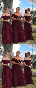 Off The Shouler Plus Size Burgundy Bridesmaid Dresses Burgundy Bridesmaid Dresses Long Off Shoulder Bridesmaid Dress Long Bridesmaid Gowns