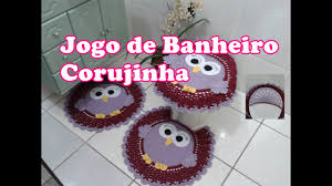 Jogo De Banheiro Corujinha Tapete Da Pia Youtube Os tapetes quadrados sao indicados para banheiros pequenos. jogo de banheiro corujinha tapete da pia