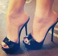 A classic pump designed in patent leather with a pointed toe and soaring stiletto heel. High Heel Mules Tumblr Megapornx Com