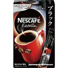 Nescafe Excella Black Instant Coffee 10 Sticks In 2021 Nescafe Coffee Sachets Soluble Coffee