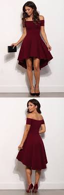 75 99 A Line Off The Shoulder Satin Asymmetrical Prom Dresses Ukm020103520 Millybridal Satin Homecoming Dress Casual Prom Dresses Prom Dresses For Teens