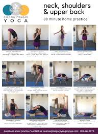Lengthening the chronically short muscles in the inner arm and chest establishes. Yoga Sequence For Neck Shoulders Upper Back Calgary Iyengar Yoga