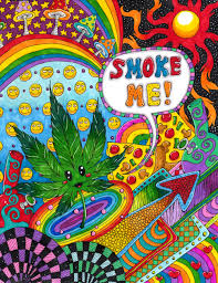Weed marijuana glitter graphics | art trippy weed marijuana shrooms psychedelic. Easy Trippy Line Art Novocom Top