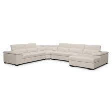 Ventana Leather 4 Pc Sectional Value City Furniture Leather Living Room Furniture Value City Furniture Furniture