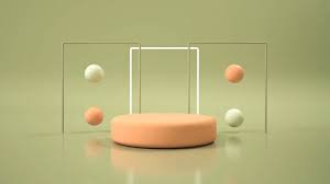 Modern Minimalist Mockup Podium Display Modern Minimalist Scenic Design Miniture Things