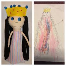 Custom Made Children S Drawing To Plush Doll Handmade Etsy Childrens Drawings Plush Dolls Dolls Handmade