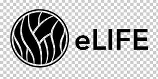 Within the elife logo, the four links work separately and well. Elife Scientific Journal Open Access Science Research Png Clipart Article Biomedicine Black Black And White Brand