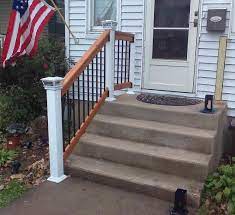 Timbertech at the home depot® we're partnering with the home depot to give you more ways to experience our decking products, choose colors, and build your ideal outdoor space. Deckorail Pressure Treated 6 Ft Cedar Tone Stair Deck Railing Kit With Black Aluminum Balusters 188177 The Home Depot