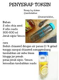 Pin Oleh Indah Di Resep Jsr Diet Detoks Obat Alami Minuman Sehat
