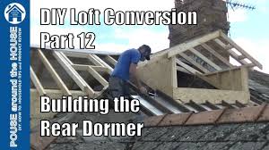 Can you build a dormer without planning permission? Loft Conversion Part 12 Build The Rear Dormer Pitched Roof Dormer Construction Velux Frame Youtube