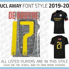 Shop new manchester city kits in home, away and third manchester city shirt styles online at shop.mancity.com. 2019 20 Manchester City Away Ucl Admc Llc