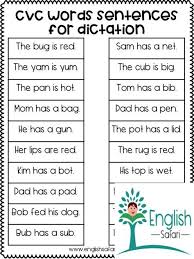 A cvc words list is very useful for english teachers and learners. Cvc Words Sentences Bam Dam Ham Jam Ram Patryespacio